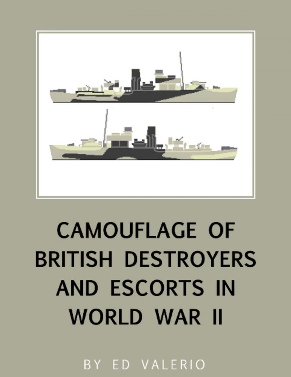 Big bigCover of Camouflage of British Destroyers and Escorts in World War II