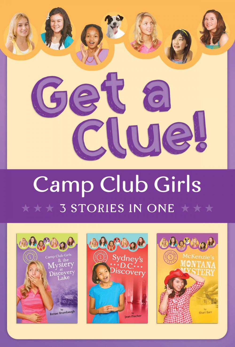 Big bigCover of The Camp Club Girls Get a Clue!: 3 Stories in 1