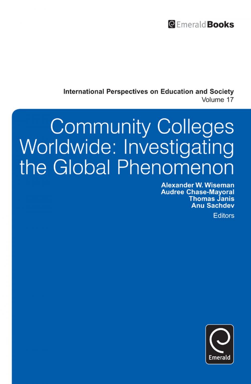 Big bigCover of Community Colleges Worldwide