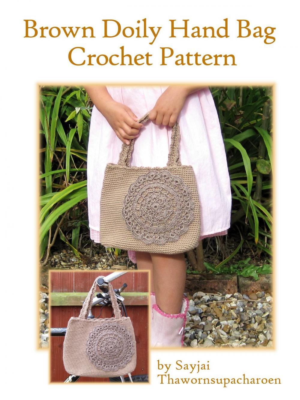 Big bigCover of Brown Doily Bag Crochet Pattern