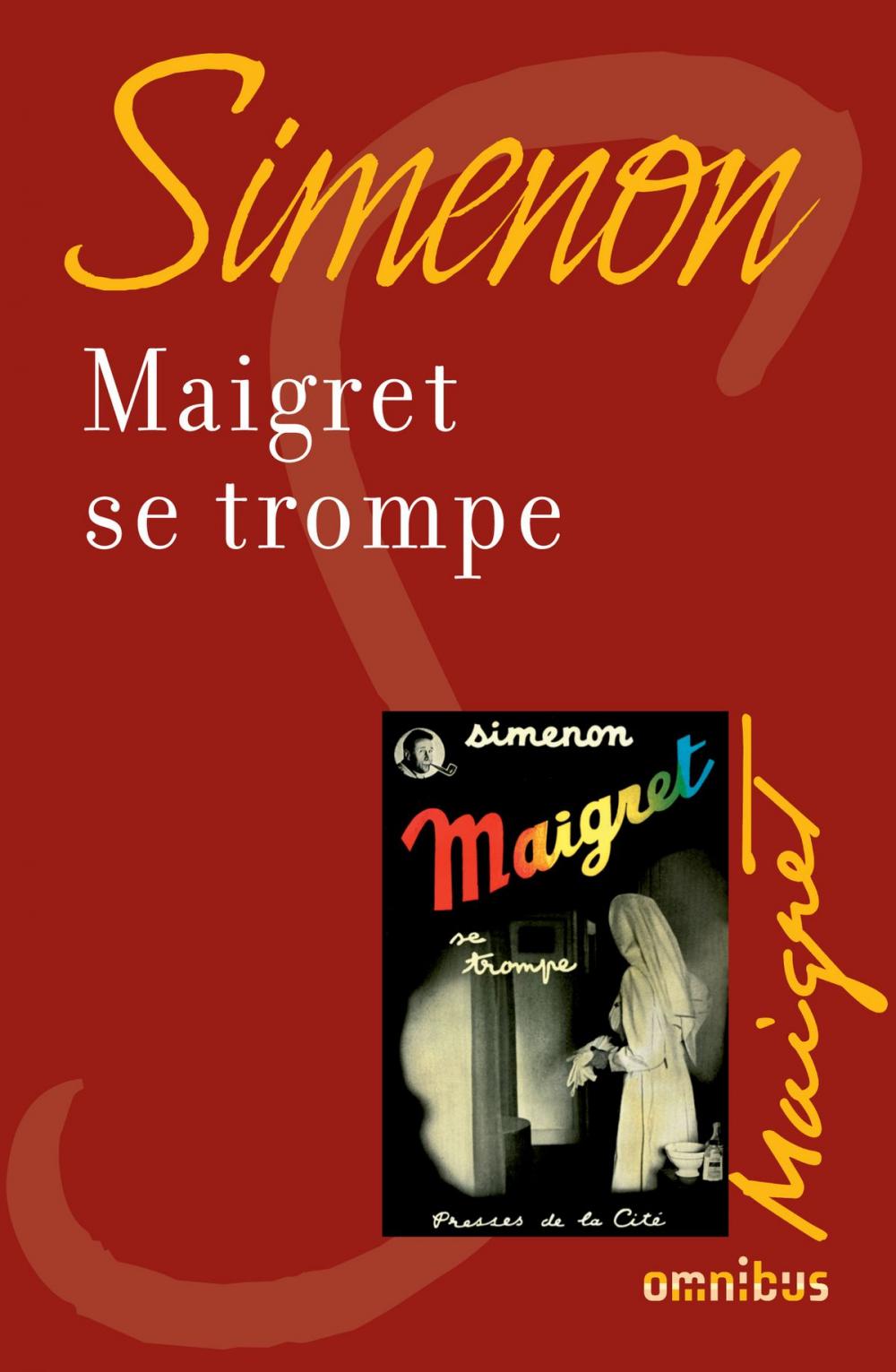 Big bigCover of Maigret se trompe