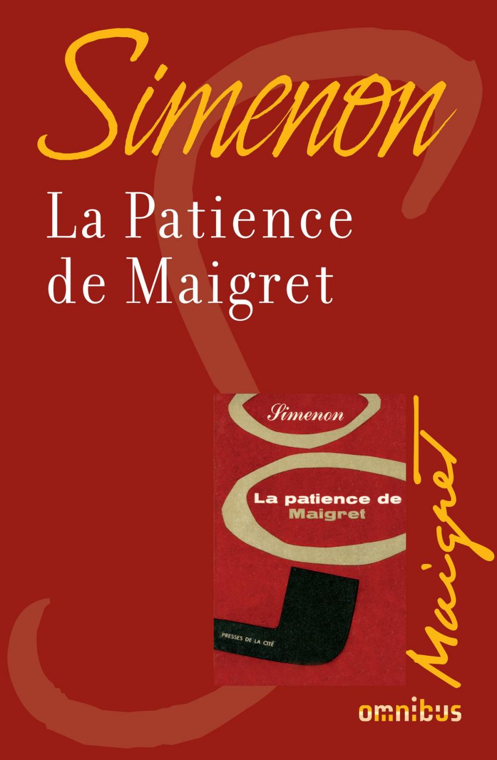 Big bigCover of La patience de Maigret