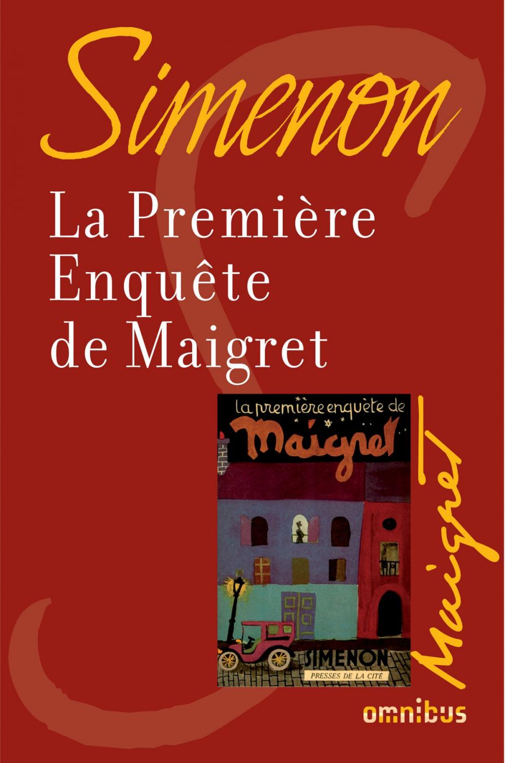 Big bigCover of La première enquête de Maigret