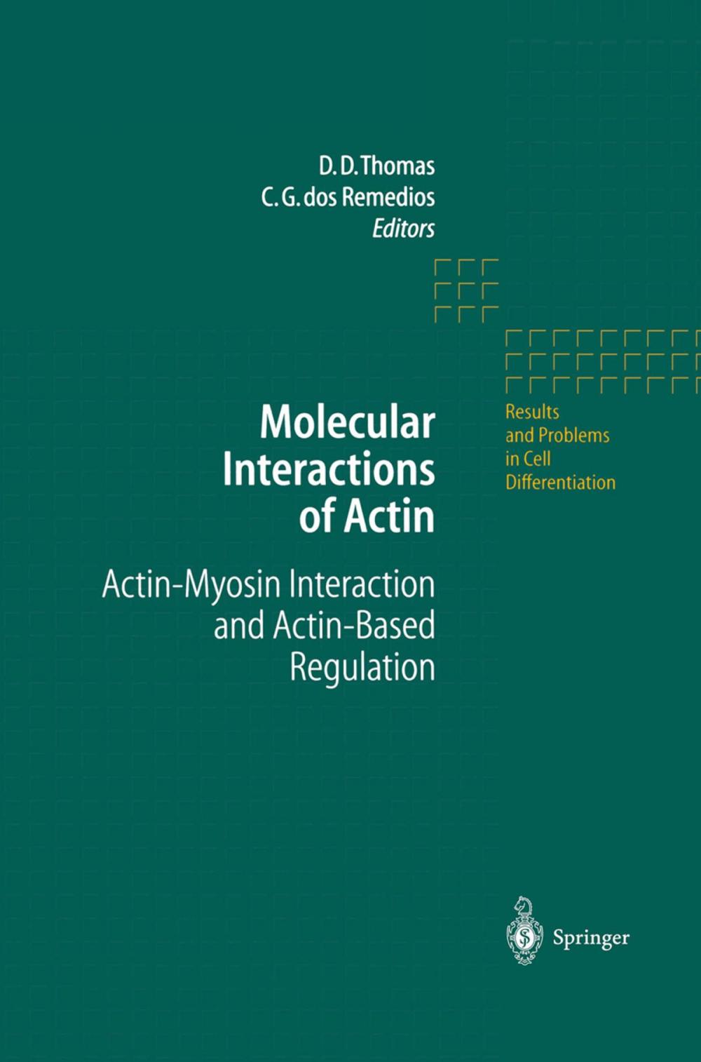 Big bigCover of Molecular Interactions of Actin