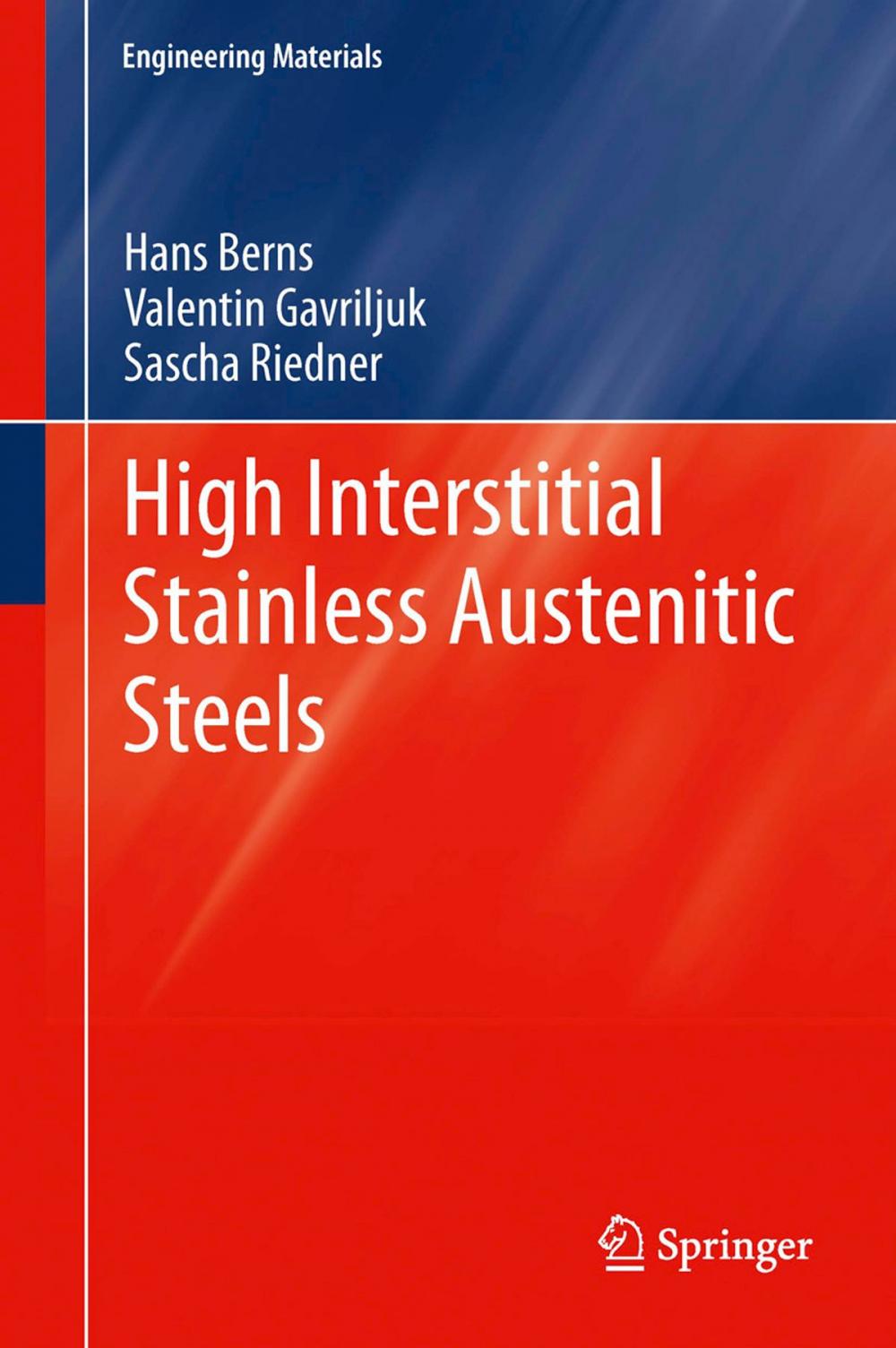 Big bigCover of High Interstitial Stainless Austenitic Steels