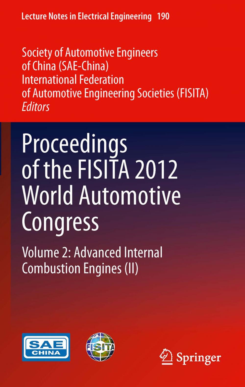 Big bigCover of Proceedings of the FISITA 2012 World Automotive Congress