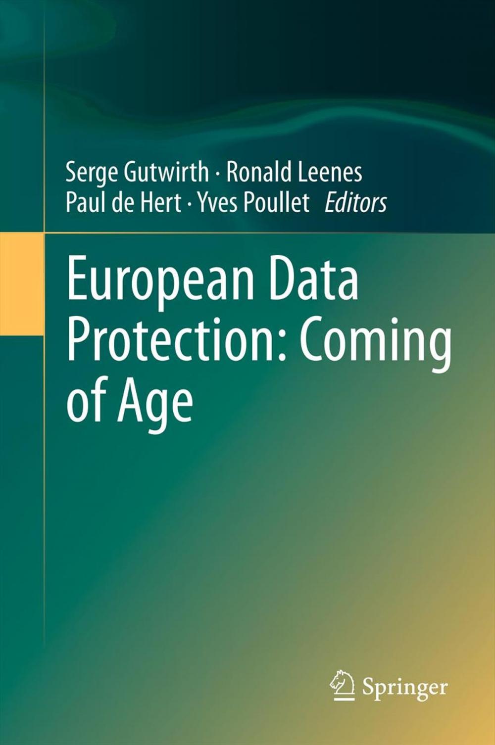 Big bigCover of European Data Protection: Coming of Age