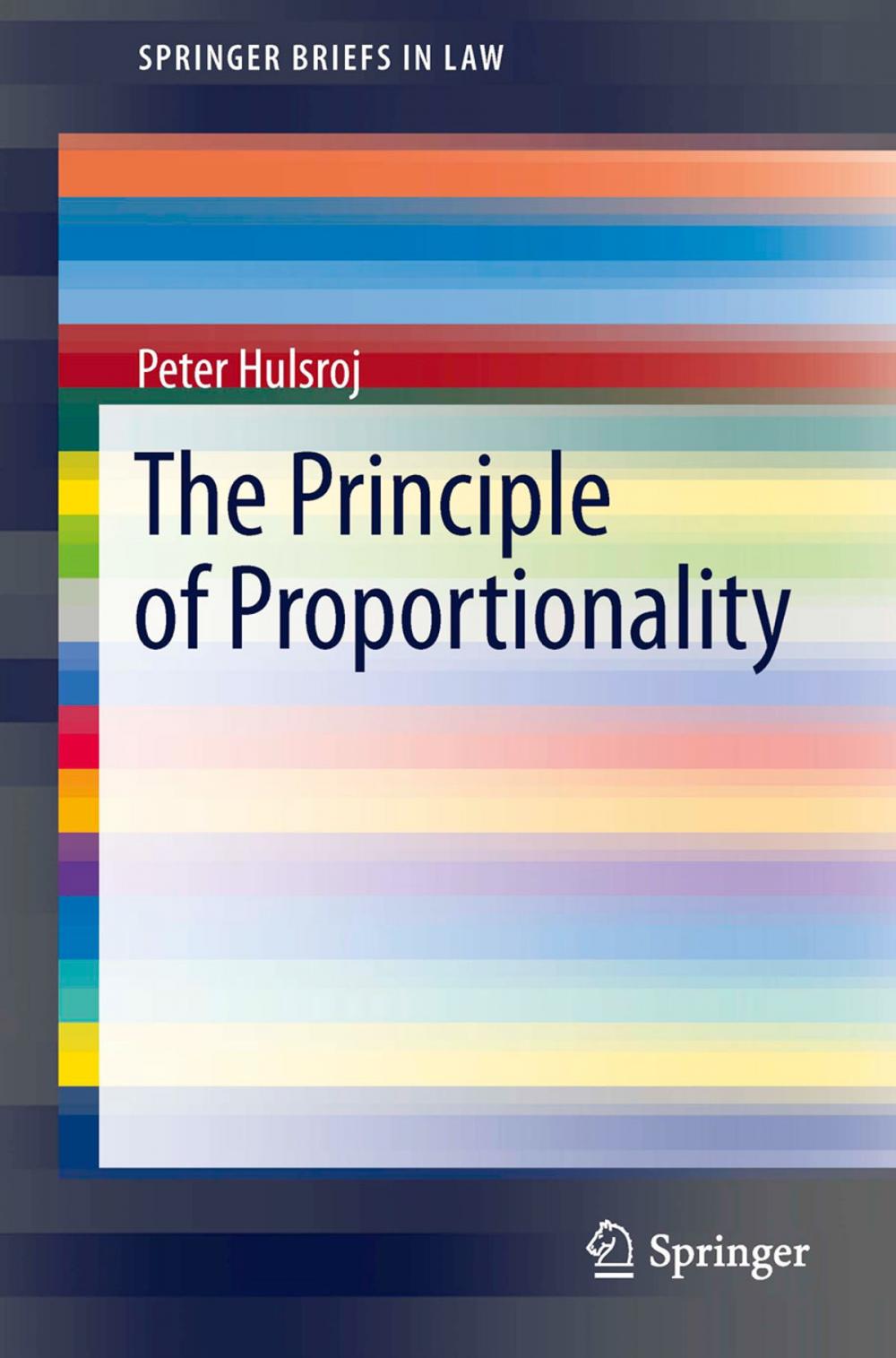 Big bigCover of The Principle of Proportionality