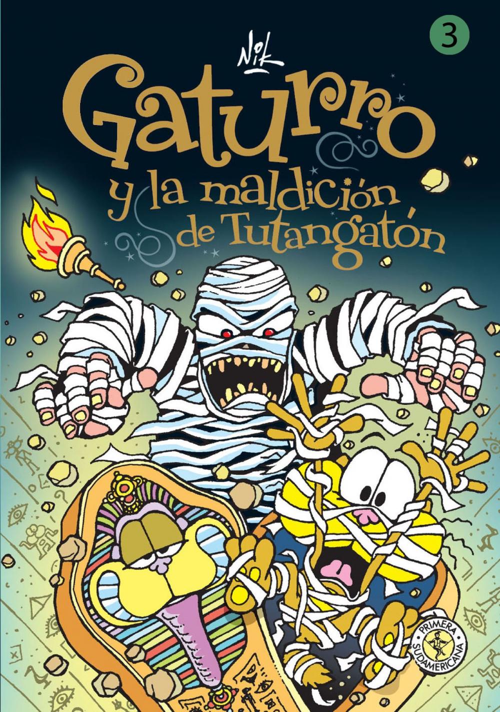 Big bigCover of Gaturro 3. Gaturro y la maldición de Tutangatón (Fixed Layout)