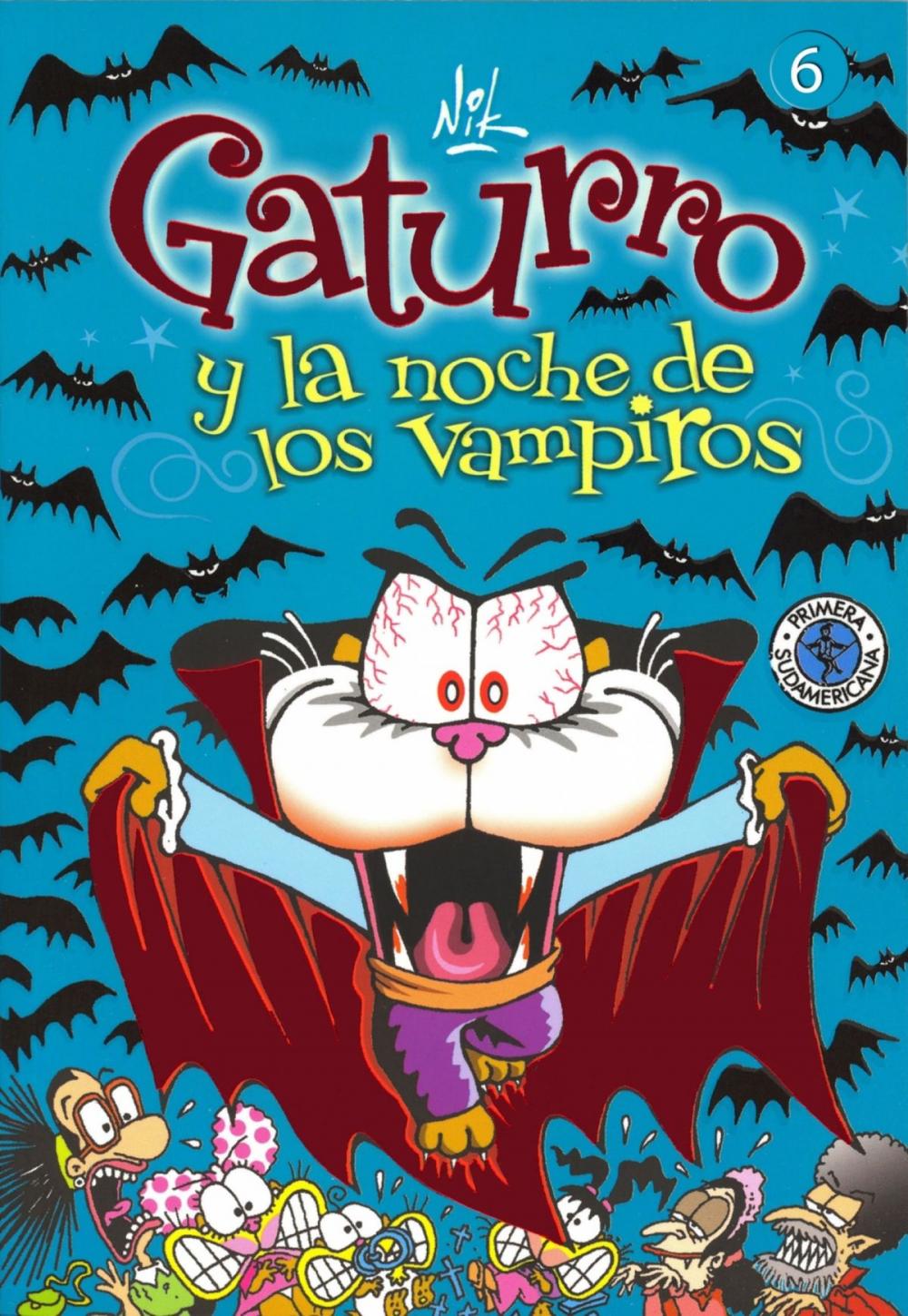 Big bigCover of Gaturro 6. Gaturro y la noche de los vampiros (Fixed Layout)