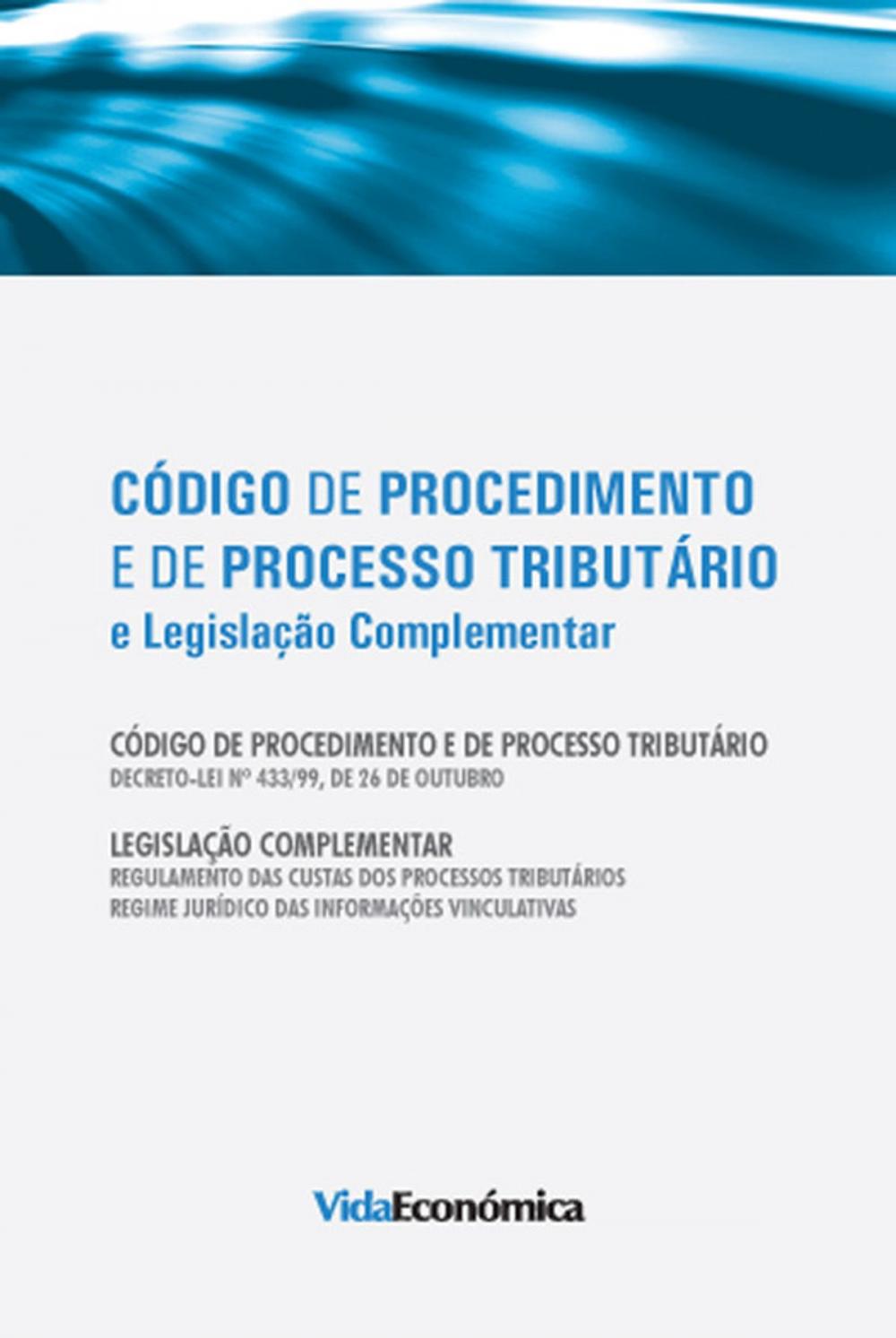 Big bigCover of Código de Procedimento e de ProcessoTributário