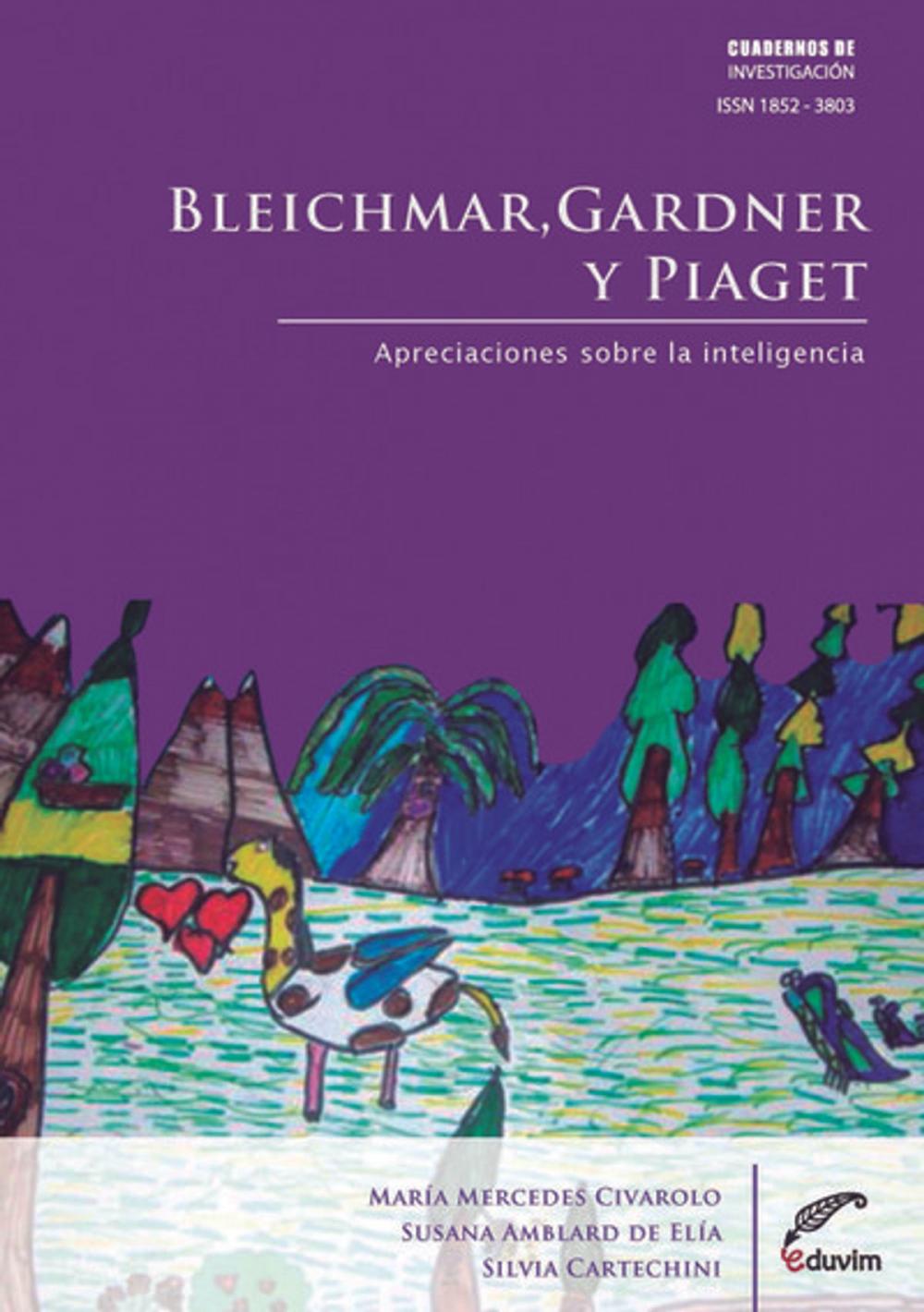 Big bigCover of Bleichmar, Gardner y Piaget