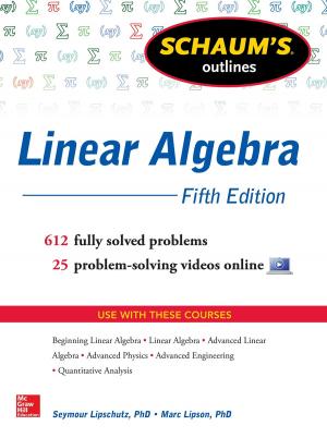 Book cover of Schaum's Outline of Linear Algebra, 5th Edition