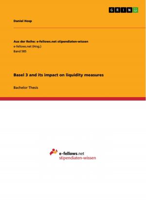 Cover of the book Basel 3 and its impact on liquidity measures by Stefan Nehl