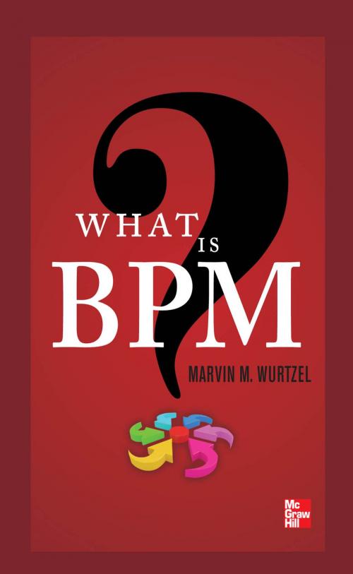 Cover of the book What Is BPM? by Marvin Wurtzel, Mcgraw-hill