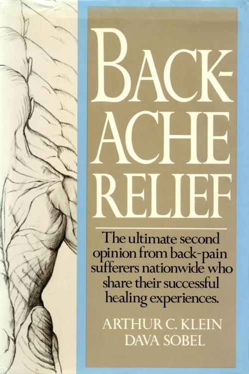 Cover of the book Backache Relief by arthur c. klein, Crown/Archetype