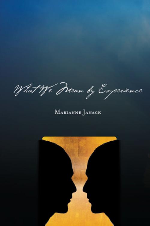 Cover of the book What We Mean by Experience by Marianne Janack, Stanford University Press