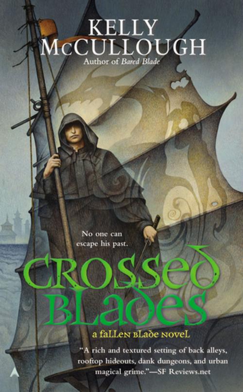 Cover of the book Crossed Blades by Kelly McCullough, Penguin Publishing Group