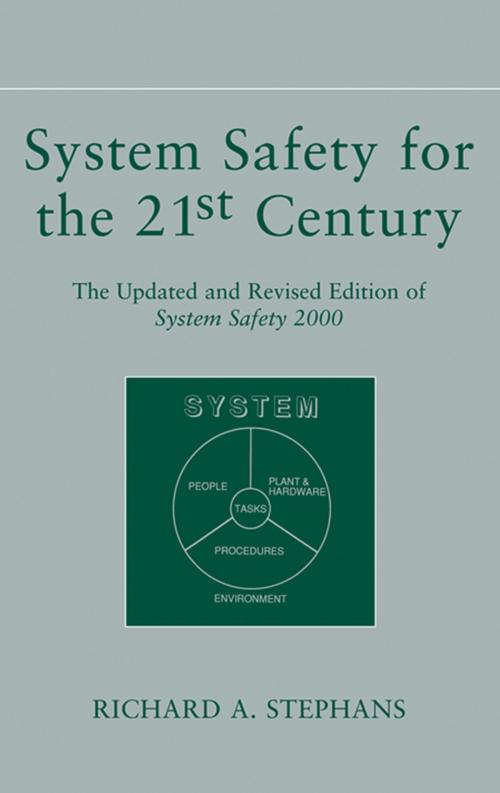 Cover of the book System Safety for the 21st Century by Richard A. Stephans, Wiley