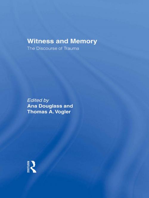 Cover of the book Witness and Memory by , Taylor and Francis