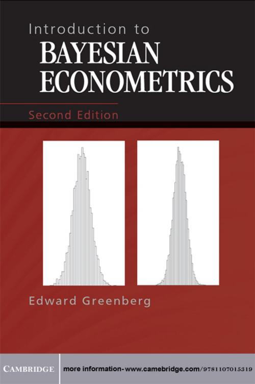 Cover of the book Introduction to Bayesian Econometrics by Edward Greenberg, Cambridge University Press