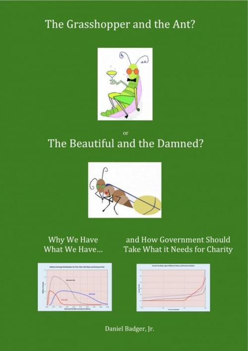 Cover of the book The Grasshopper and the Ant, or the Beautiful and the Damned? Why We Have What We Have, and How Government Should Take What it Needs for Charity by Daniel Badger, Daniel Badger