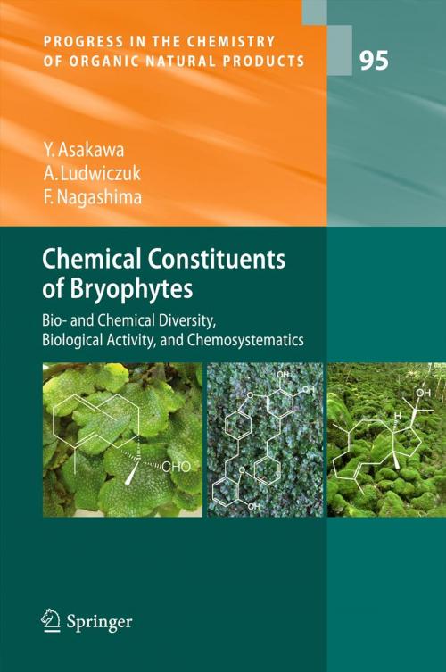 Cover of the book Chemical Constituents of Bryophytes by A. Douglas Kinghorn, Heinz Falk, Yoshinori Asakawa, Agnieszka Ludwiczuk, Junichi Kobayashi, Fumihiro Nagashima, Springer Vienna