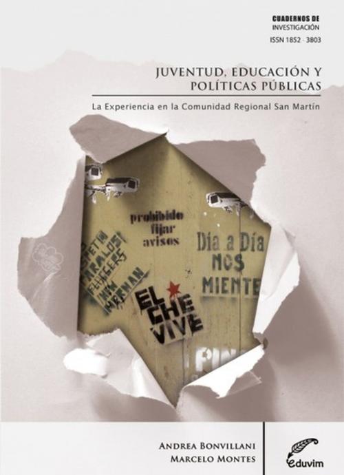 Cover of the book Juventud, educación y políticas públicas by Andrea Bonvillani, Marcelo Montes, Editorial Universitaria Villa María