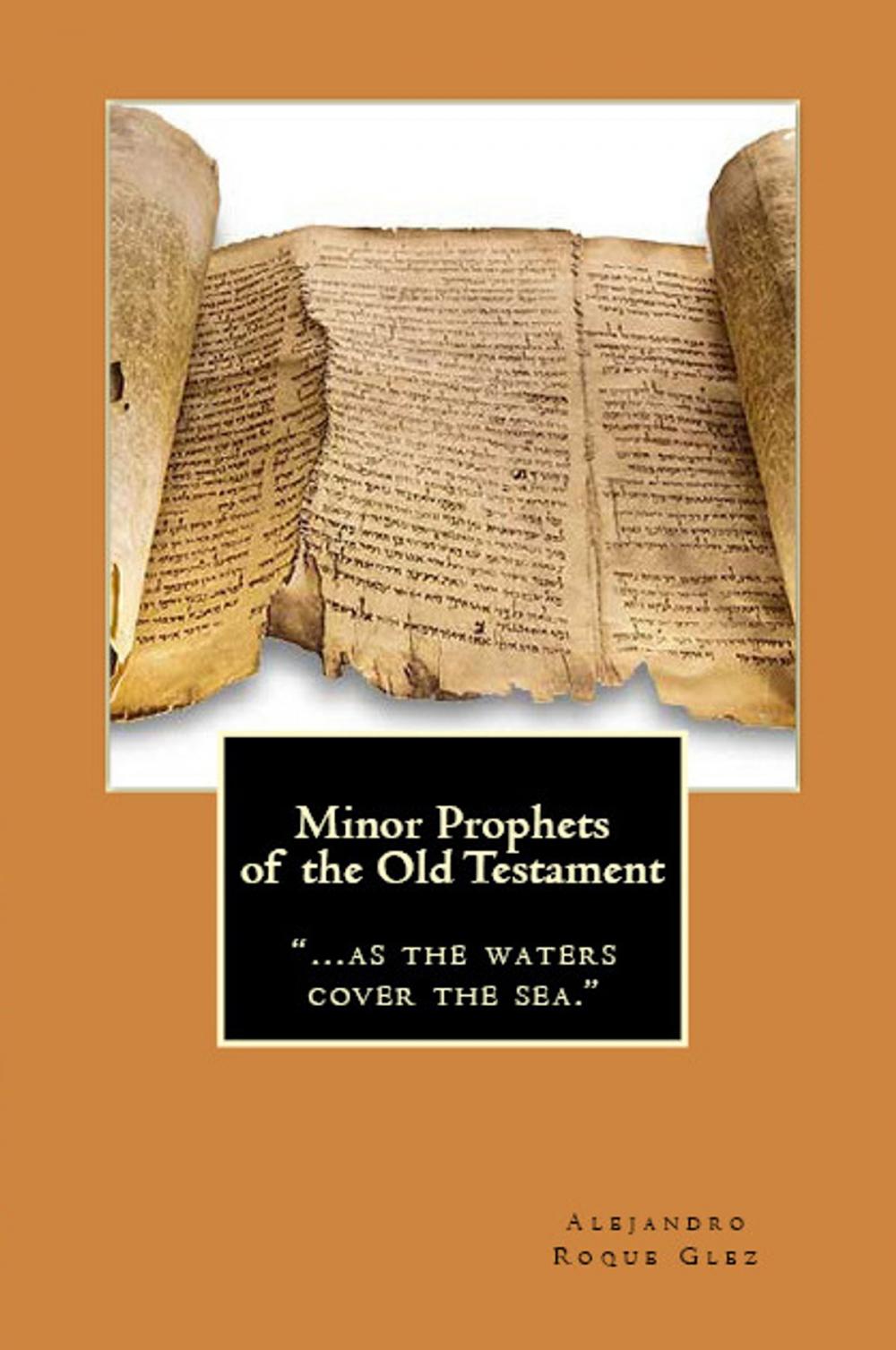 Big bigCover of Minor Prophets of the Old Testament.