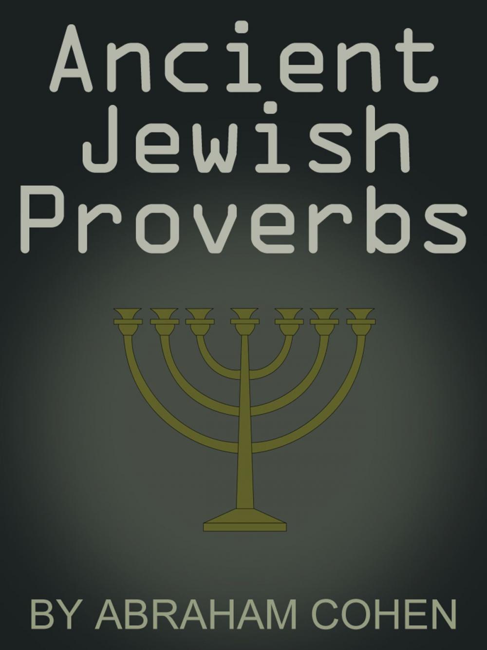 Big bigCover of Ancient Jewish Proverbs