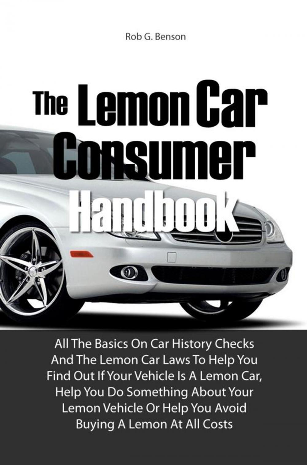 Big bigCover of The Lemon Car Consumer Handbook