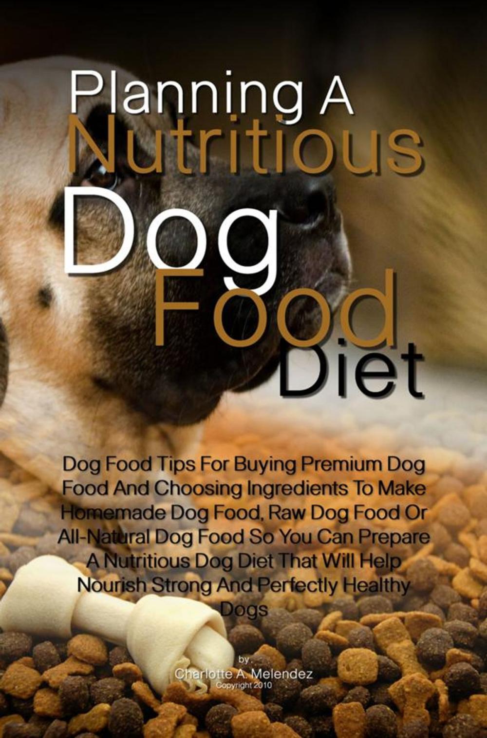 Big bigCover of Planning A Nutritious Dog Food Diet