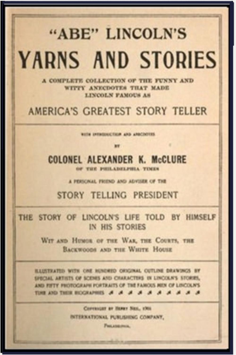 Big bigCover of "Abe" Lincoln's Yarns and Stories