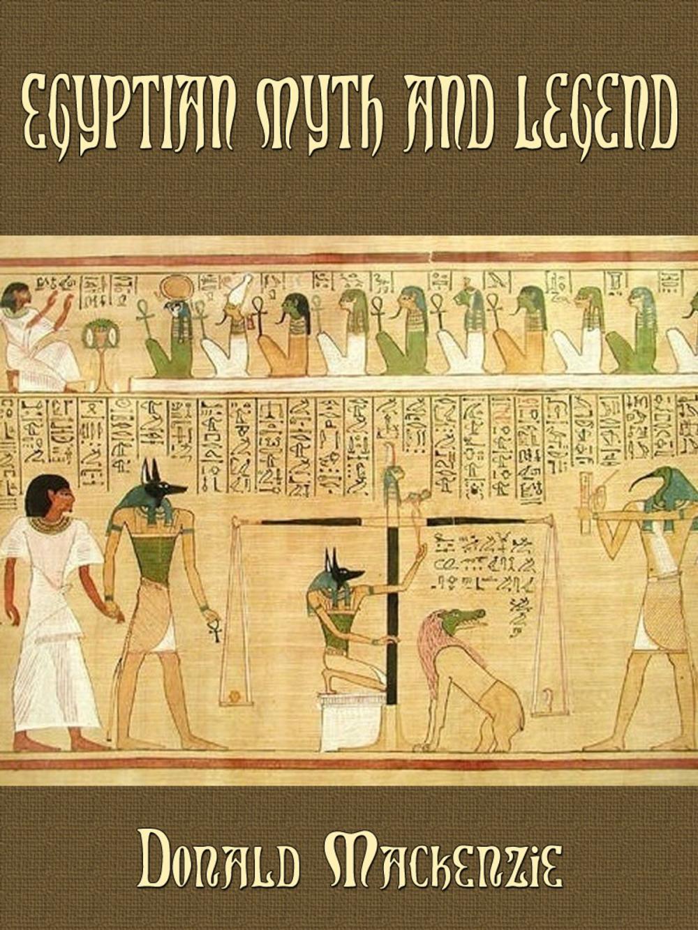 Big bigCover of Egyptian Myth and Legend