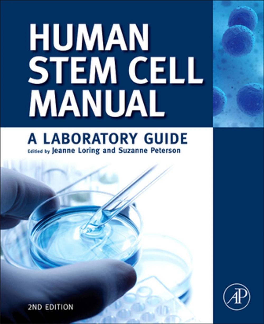 Big bigCover of Human Stem Cell Manual