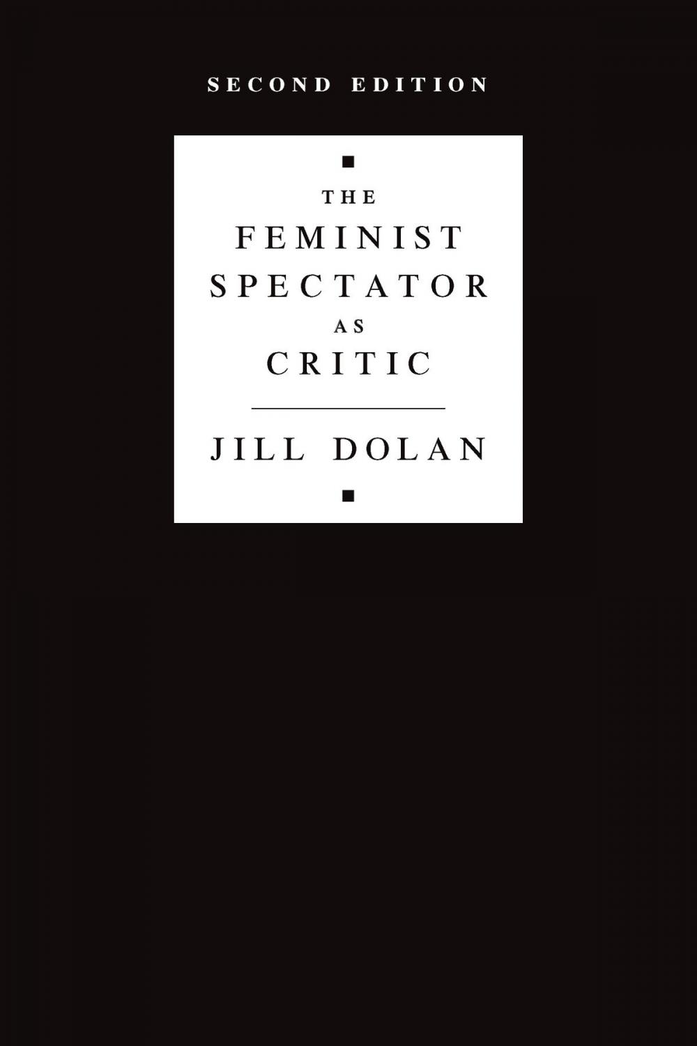 Big bigCover of The Feminist Spectator as Critic