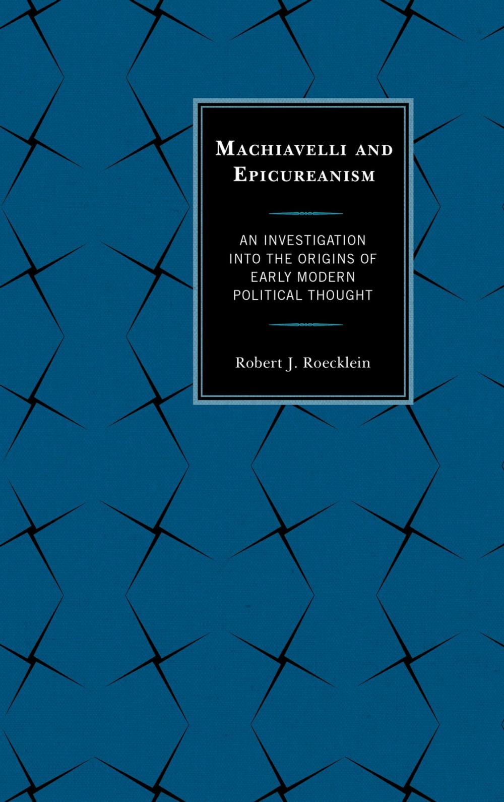 Big bigCover of Machiavelli and Epicureanism