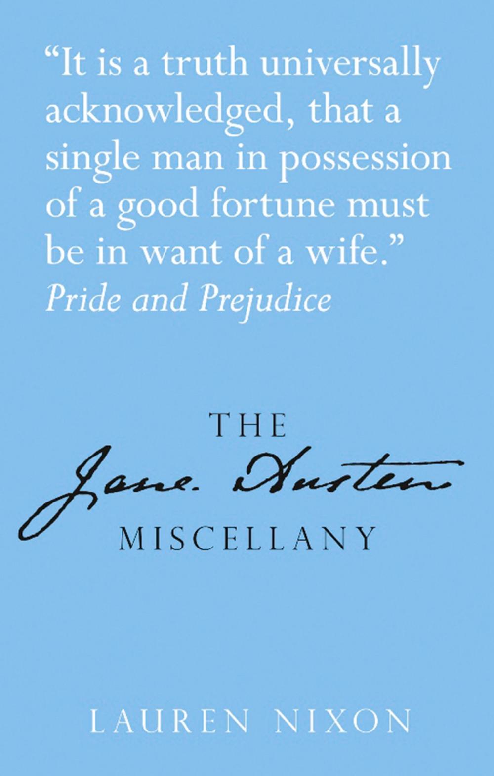 Big bigCover of Jane Austen Miscellany