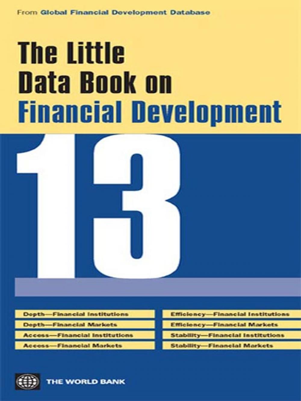 Big bigCover of Little Data Book on Financial Development 2013