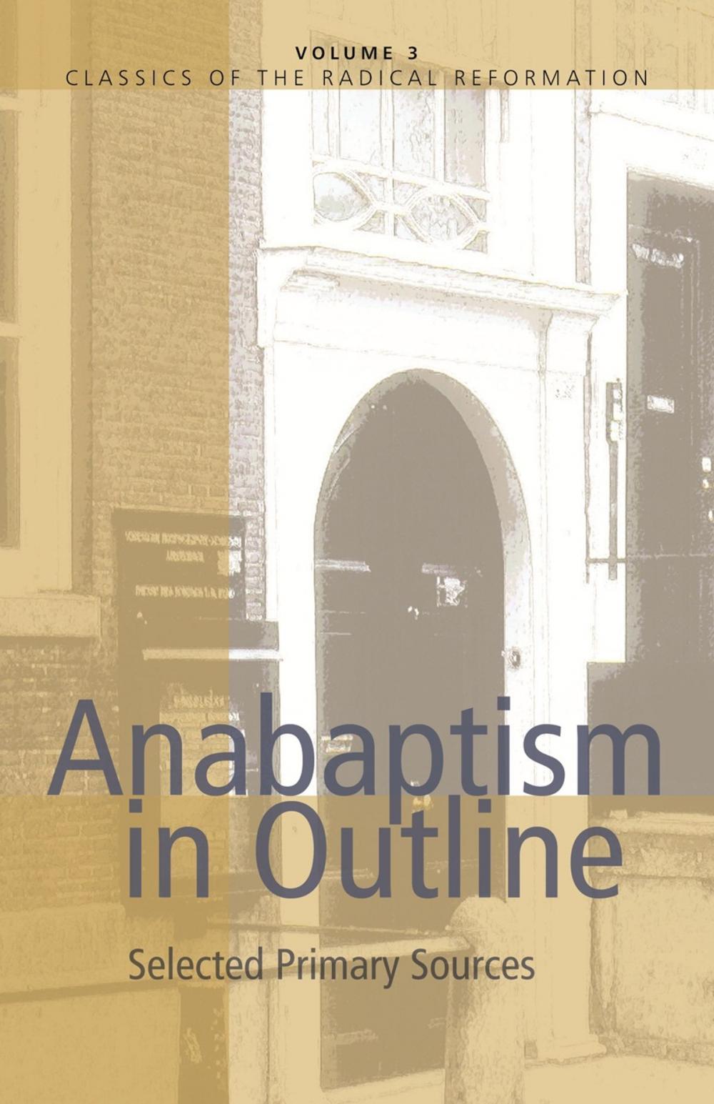 Big bigCover of Anabaptism In Outline