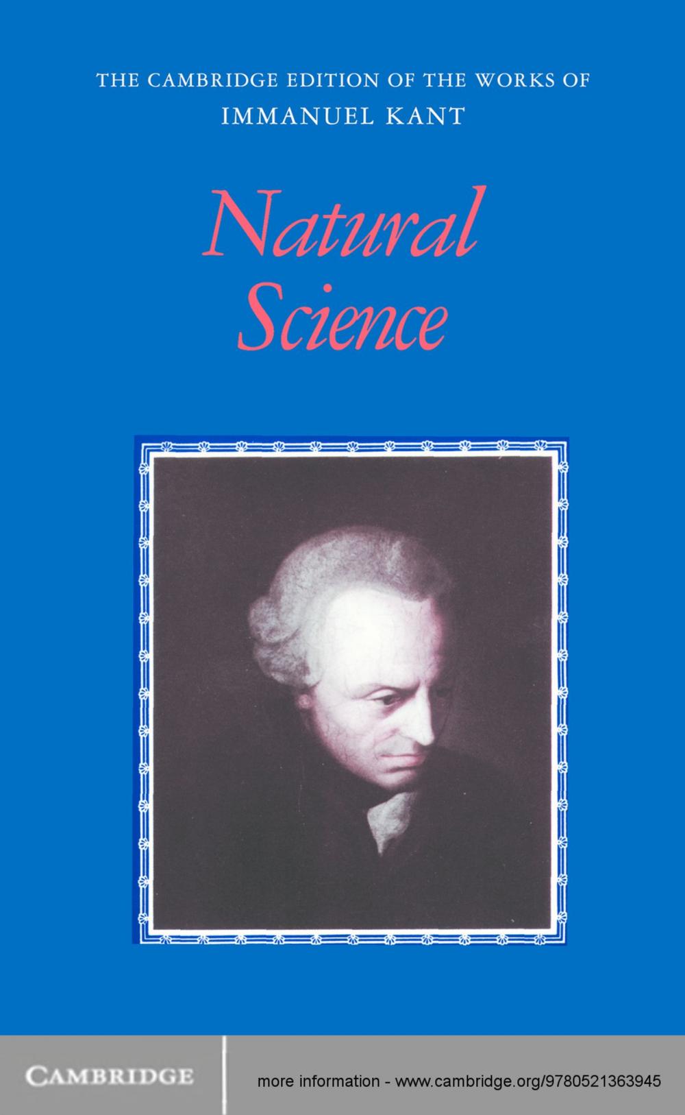 Big bigCover of Kant: Natural Science