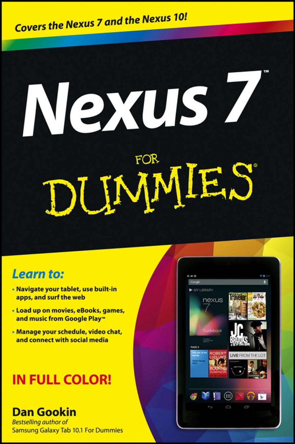 Big bigCover of Nexus 7 For Dummies (Google Tablet)