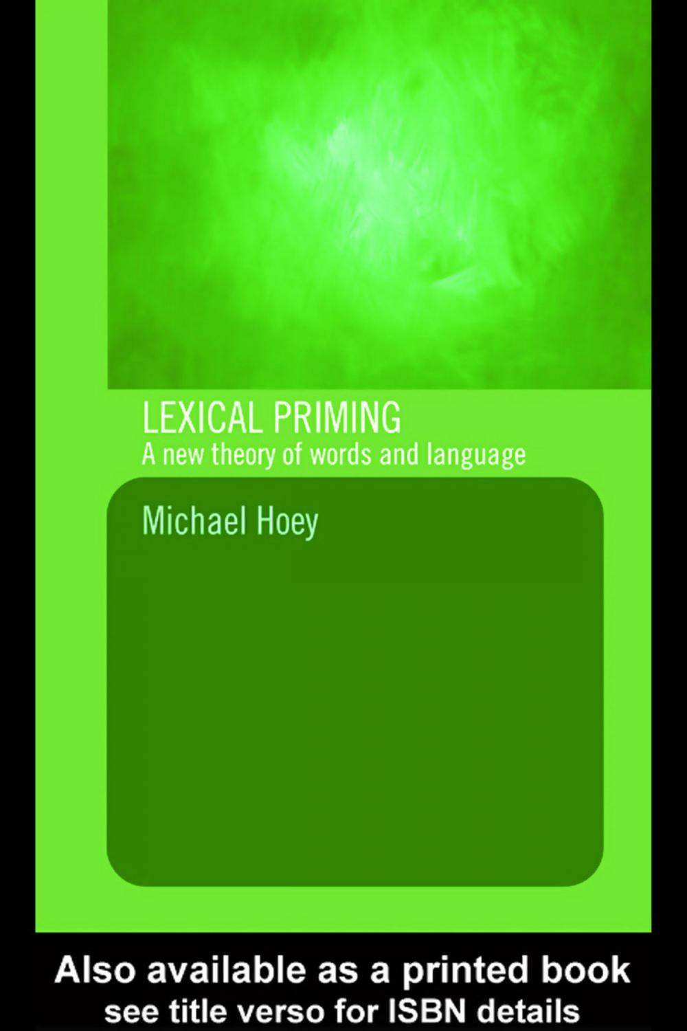 Big bigCover of Lexical Priming