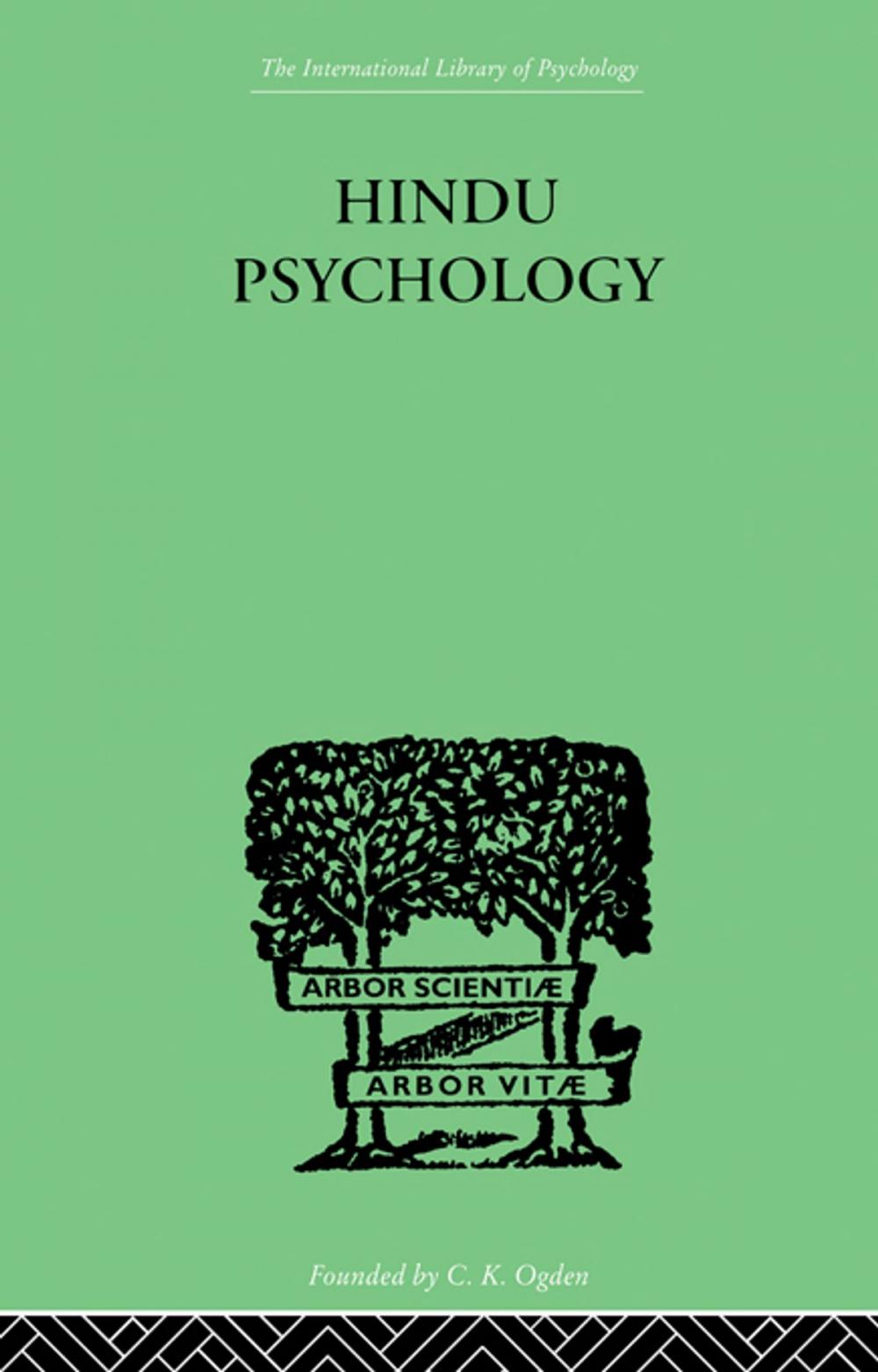 Big bigCover of Hindu Psychology