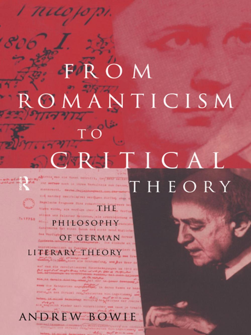 Big bigCover of From Romanticism to Critical Theory