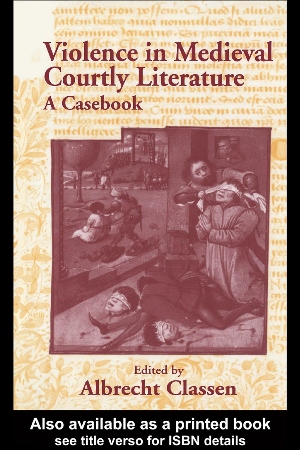 Big bigCover of Violence in Medieval Courtly Literature