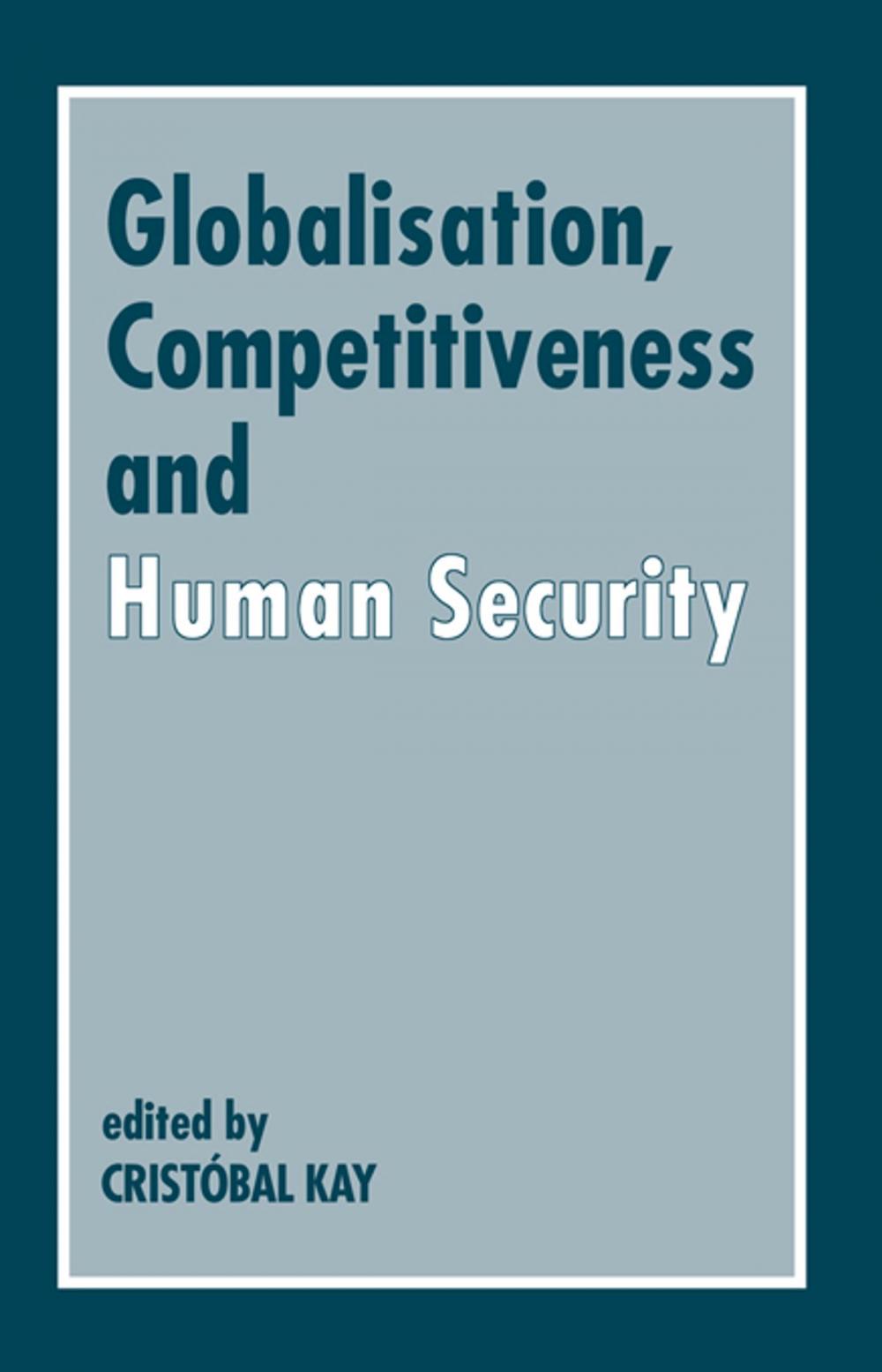 Big bigCover of Globalization, Competitiveness and Human Security