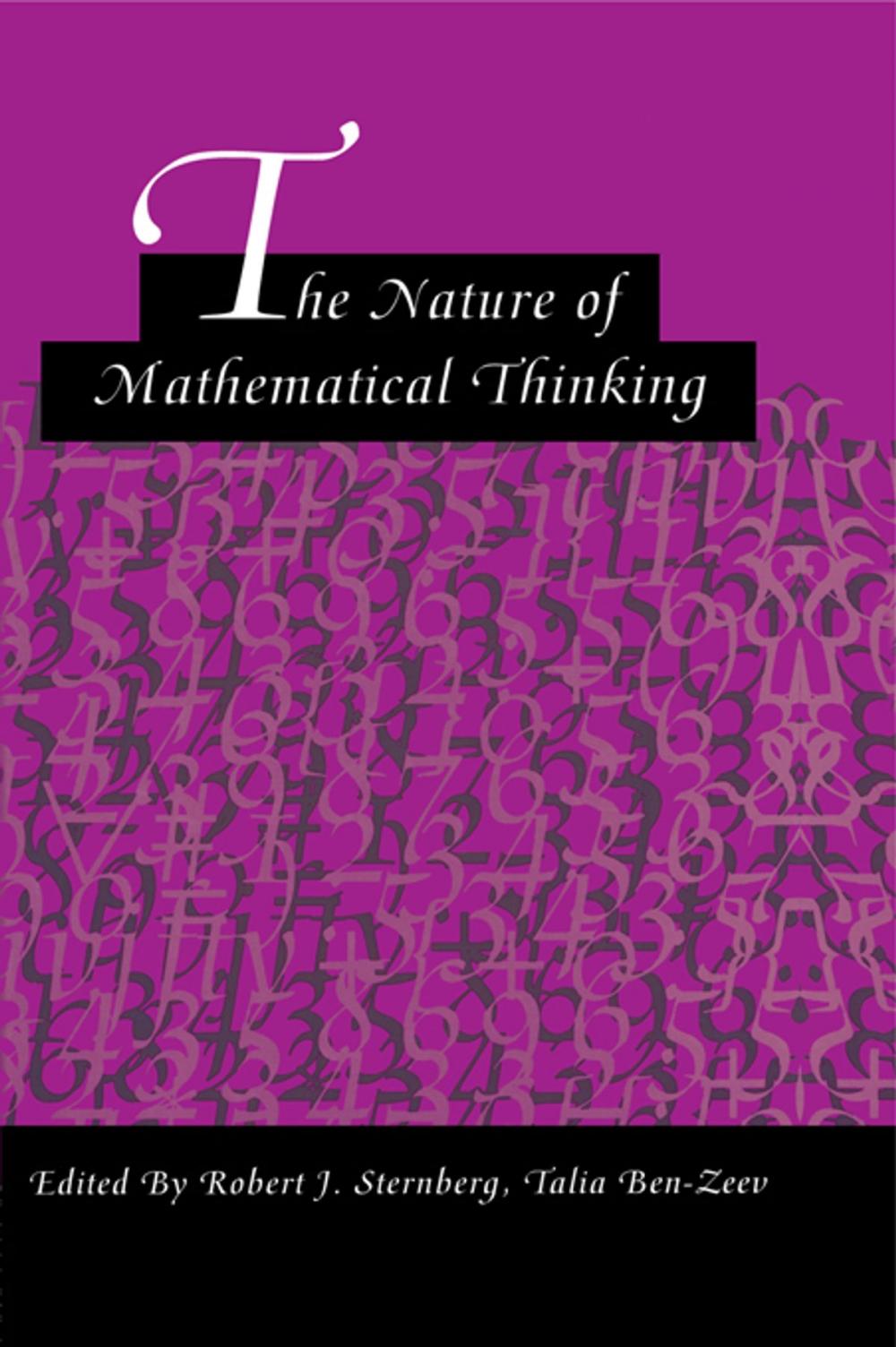 Big bigCover of The Nature of Mathematical Thinking