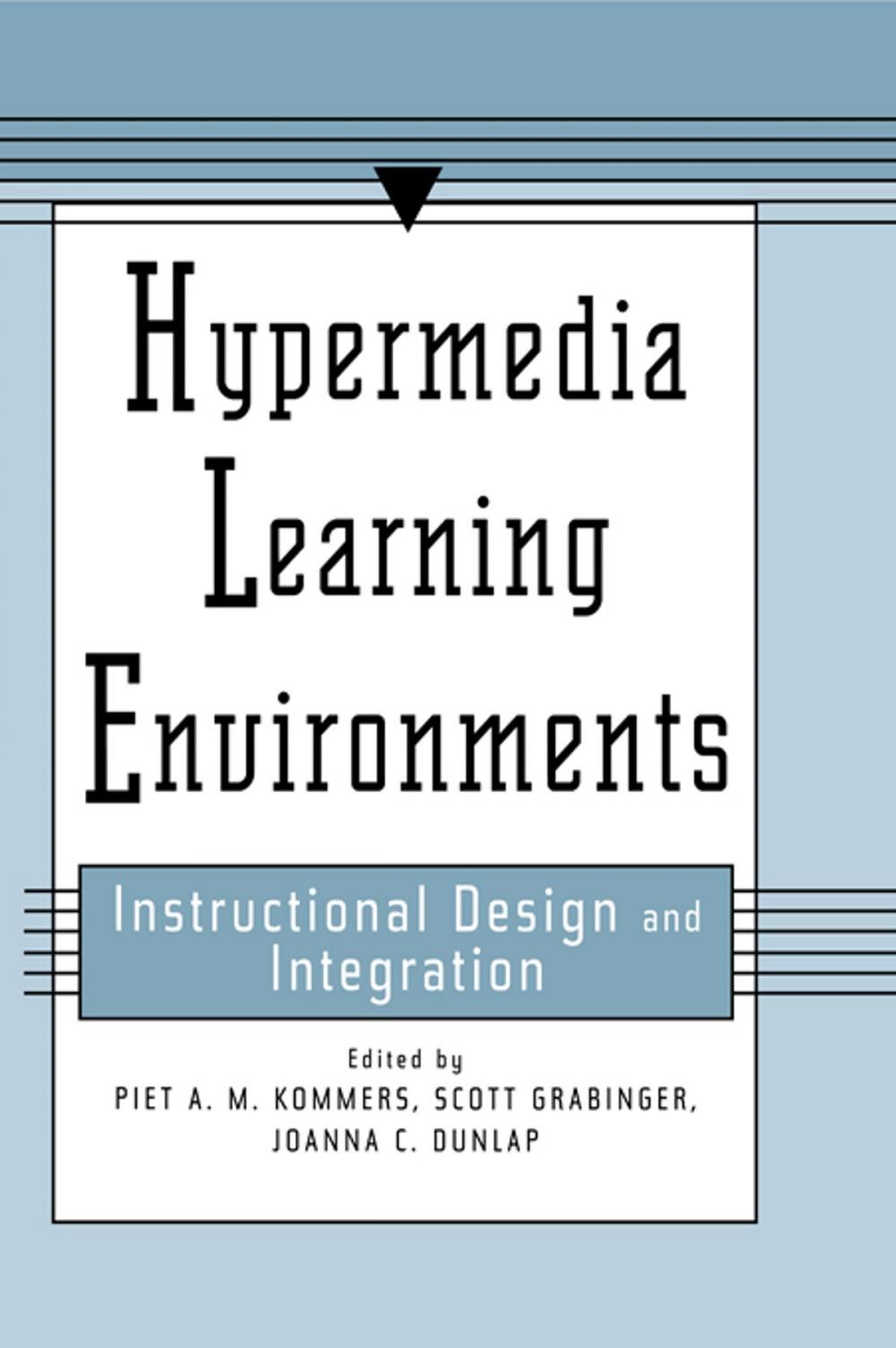 Big bigCover of Hypermedia Learning Environments