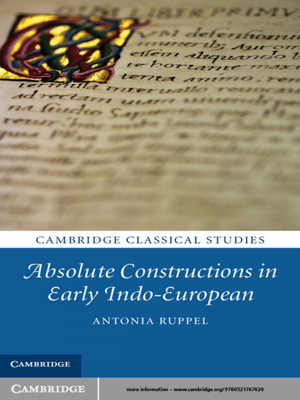 Big bigCover of Absolute Constructions in Early Indo-European